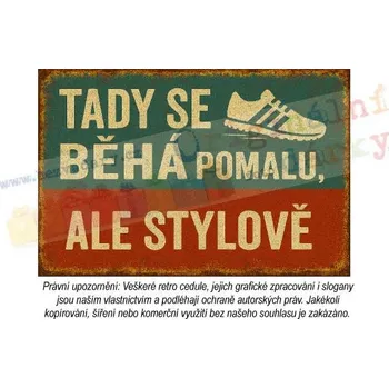 Plechová cedule Retro cedule - Sport 9 - Plast / A5 ( 20x15cm)