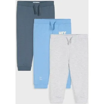 Sinsay - Sada 3&nbsp;kalhot joggers - modrá - 200CK-55X - 200CK-55X-68