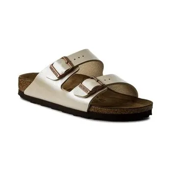 Dámské pantofle Nazouváky Birkenstock Arizona Birko-Flor 1009921 Zlatá 43