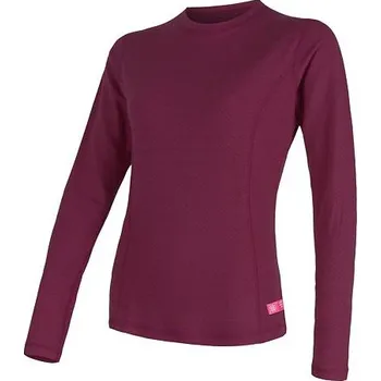 cyklistický dres Triko dlouhé dámské SENSOR MERINO WOOL DF lilla XL