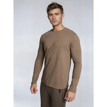 Sinsay - Bavlněné tričko Basic - hnědá - 649IE-84X - 649IE-84X-M