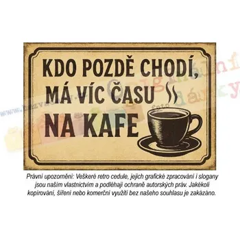 Plechová cedule Retro cedule - Kuchyně 1 - Plast / A5 ( 20x15cm)