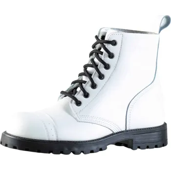 Těžké boty Samelin Kotníkové boty 517 aka Aviator Boots - White-36