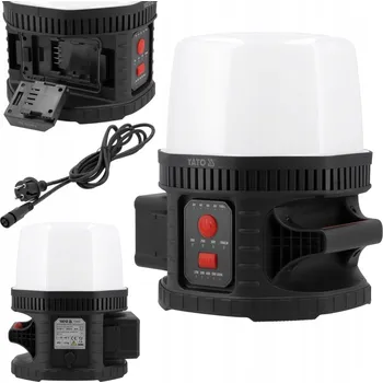 Yato přenosný akumulátorový reflektor 18V SMD LED 10000 lm 360° YT-829670