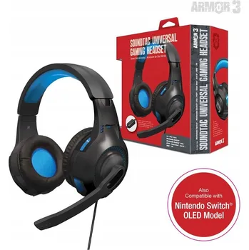 Sluchátka HERNÍ SLUCHÁTKA SOUNDTAC UNIVERSAL BLUE