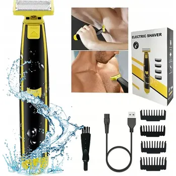 Holicí strojek GOLARKA NA MOKRÉ I SUCHÉ HOLENÍ PRO CELÉ TĚLO, ZASTŘIHOVAČ S NABÍJENÍM PŘES USB