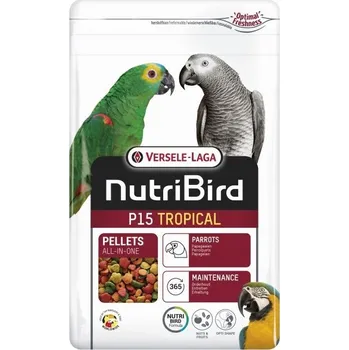 Pro ptáka VL NutriBird P15 Tropical 1kg granule pro velké papoušky