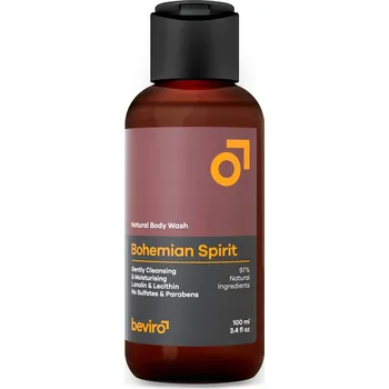 Sprchový gel Beviro Bohemian Spirit - Přírodní pánský gel na mytí těla s mandlemi 100 ml