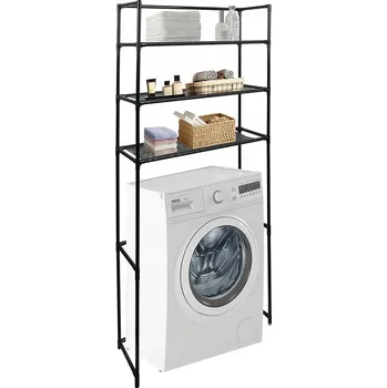 Koupelnový nábytek PÓŁKA NAD PRALKĘ STOJAK DO KOUPELNY PRÁDELNY SKŘÍŇKA KOUPELNOVÁ 158x72x35 cm