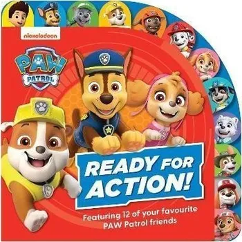 Cizojazyčná kniha PAW Patrol Ready for Action! Tabbed Board Book