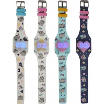 Hodinky Pusheen Digitální Hodinky, Silikonový Řemínek
