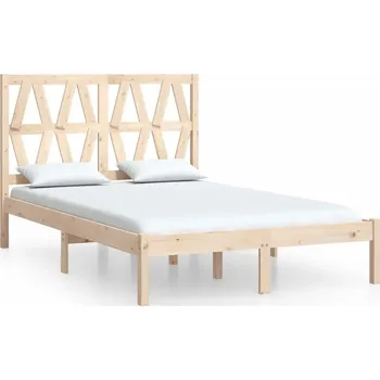 Postel Čalouněná postel VidaXL 120x200 cm, odstíny hnědé