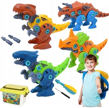 ostatní stavebnice STAVEBNICE HRAČKA PRO DĚTI DINOSAUŘÍ ŠROUBOVÁK