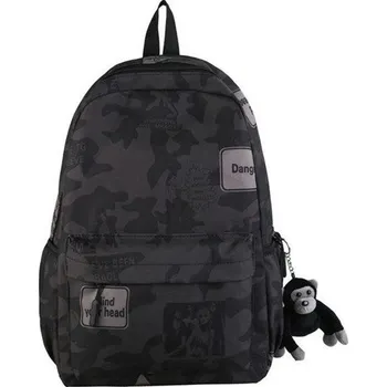 Městský batoh Studentský sportovní batoh Your head Šedý 20L, Model Bez přívěšku Lifestyle 21100401340162762