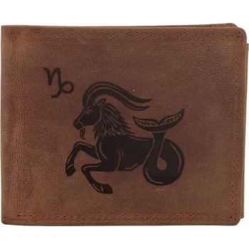Peněženka Pánská peněženka MERCUCIO světlehnědá vzor 35 kozoroh 2911908