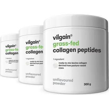 Kloubní výživa Vilgain Grass-Fed Kolagenní peptidy – 3x&nbsp;300&nbsp;g (dóza) - Doprava ZDARMA