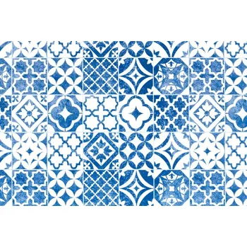 200-3273 Samolepicí fólie d-c-fix bílo-modrá mozaika, šíře 45 cm