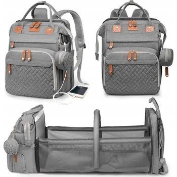 Přebalovací taška Dětské přebalovací tašky s přebalovací stanicí, vodotěsný batoh na přebalovací tašku