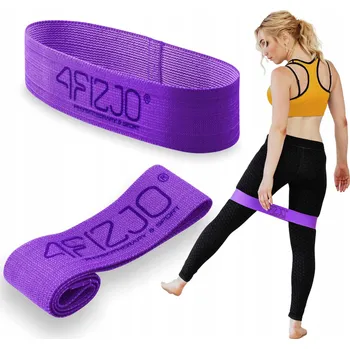 4FIZJO FLEX BAND PURPLE 34cmx5cm Posilovací guma 16-22 kg 1 ks