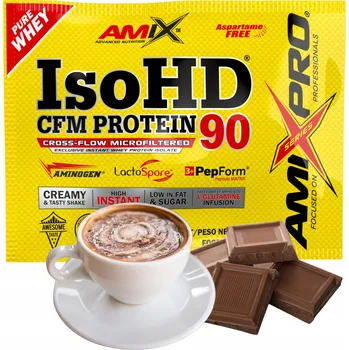Protein Shake Káva Mokka Amix CFM Bez Laktózy Keto IsoHD90 Protein