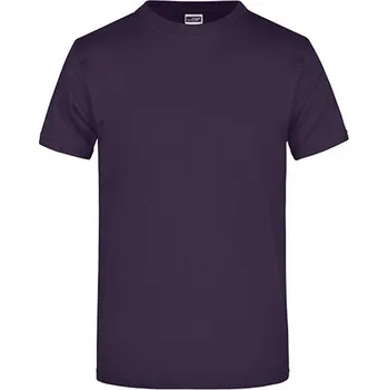 James&Nicholson Unisex triko JN002 Aubergine XXL