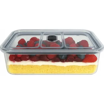 Dóza na potraviny KUCHYŇSKÁ NÁDOBA NA POTRAVINY VAKUOVÁ UZAVÍRATELNÁ VELKÁ 3,4L