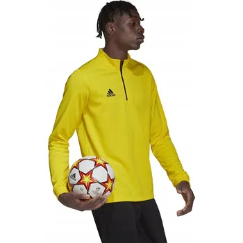 Pánská mikina ADIDAS ENTRADA 22 TRAINING TOP HI2128 PÁNSKÁ TRÉNINKOVÁ MIKINA ŽLUTÁ M