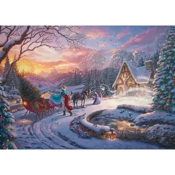 Puzzle Puzzle 1000 dílků Schmidt PQ KINKADE Popelka Návrat domů Disney
