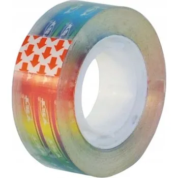 Kancelářská lepicí páska krystalická 19 mm x 33 m, 40 mic (8 ks) d.rect
