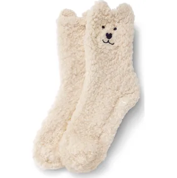 Pánské ponožky 691691 - Tchibo - Měkoučké plyšové ponožky - vel. 39-42 - barva: béžová