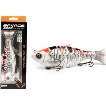 Umělá nástraha Wobler Savage Gear 3D Hard Pulsetail Roch 13,5 cm 40 g SS Koi Carp