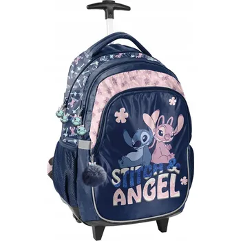 Školní batoh Školní batoh vícekomorový Paso Lilo a Stitch, vícebarevný, velký