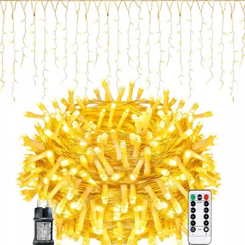 Vánoce VÁNOČNÍ OSVĚTLENÍ NA STROMEČEK 350 LED, FUNKCE ČASOVAČE, NA VÁNOČNÍ STROMEK, BÍLÁ TEPLÁ, 35M