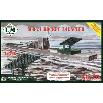 Plastikový model 1/72 M-8-24 Rocket Launcher w/ 2 sets of missiles