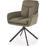 Otočná jídelní židle K536 - olivová - SLEVA 3% s kodem radost25