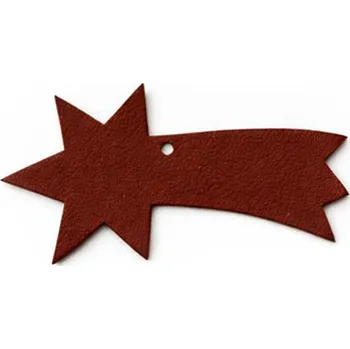 Vánoční dekorace Arwel Hnědá vánoční ozdoba kometa 619-1214-41