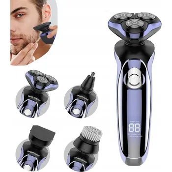 Holicí strojek 5V1 VÝKONNÝ HOLICÍ STROJEK NA HOLENÍ VOUSŮ A HLAVY ZASTŘIHOVAČ + USB KABEL