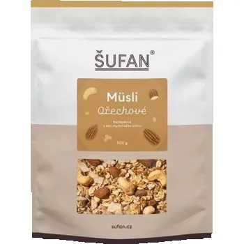 Cukrovinka Šufan Müsli 500 g - ořech VÝPRODEJ 2.1.2026 + Sleva 3 % pro registrované