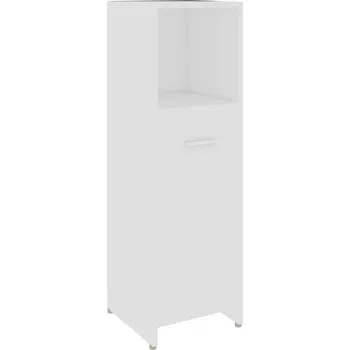 Koupelnový nábytek Elegantní Bílá Koupelnová Skříňka 30x30x95 cm