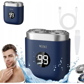 Holicí strojek MINI HOLICÍ STROJEK PRO MUŽE ELEKTRICKÝ VODĚODOLNÝ PRO MOKRÉ I SUCHÉ HOLENÍ