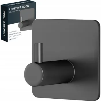 Věšák Černý samolepicí háček