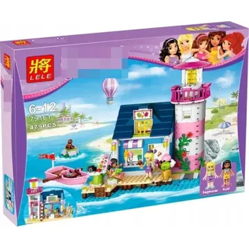 ostatní stavebnice Stavebnice LELE Friends - Maják Heartlake 2x Minipanenka - 479 dílů