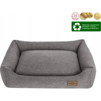 Pelíšek pro psa Recobed polštář pro psa šedý 50 cm x 65 cm