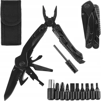 Multifunkční nůž MULTITOOL 21v1 Multifunkční nástroj pro přežití skládací nůž nůž s bity