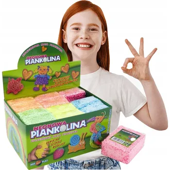 Modelovací hmota SADA Kuličková modelína PĚNOVÁ PLASTELÍNA pro kreativní tvoření