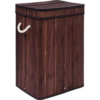 Koš na prádlo Koš na prádlo Gockowiak bambusový béžový 80 l s víkem