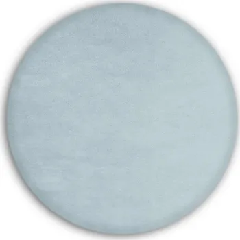 Čalouněný nástěnný panel kolo - průměr 20 cm, výška 3 cm - šedozelená