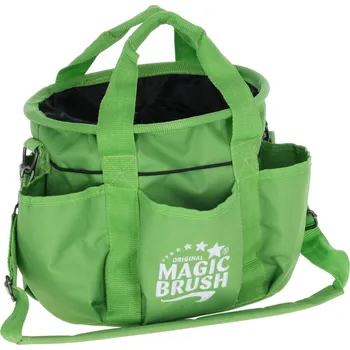 Pro koně taška na čištění Magic brush Barva: zelená