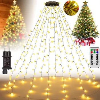 Vánoční dekorace DEKORATIVNÍ LED SVĚTÝLKA NA VÁNOČNÍ STROMEK S OVLADAČEM PRO VNĚJŠÍ I VNITŘNÍ POUŽITÍ S ČASOVAČEM