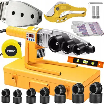 Svářečka Svářečka na trubky PP PCV LCD displej, matrice 16-63mm, 2800W, polyfúzní